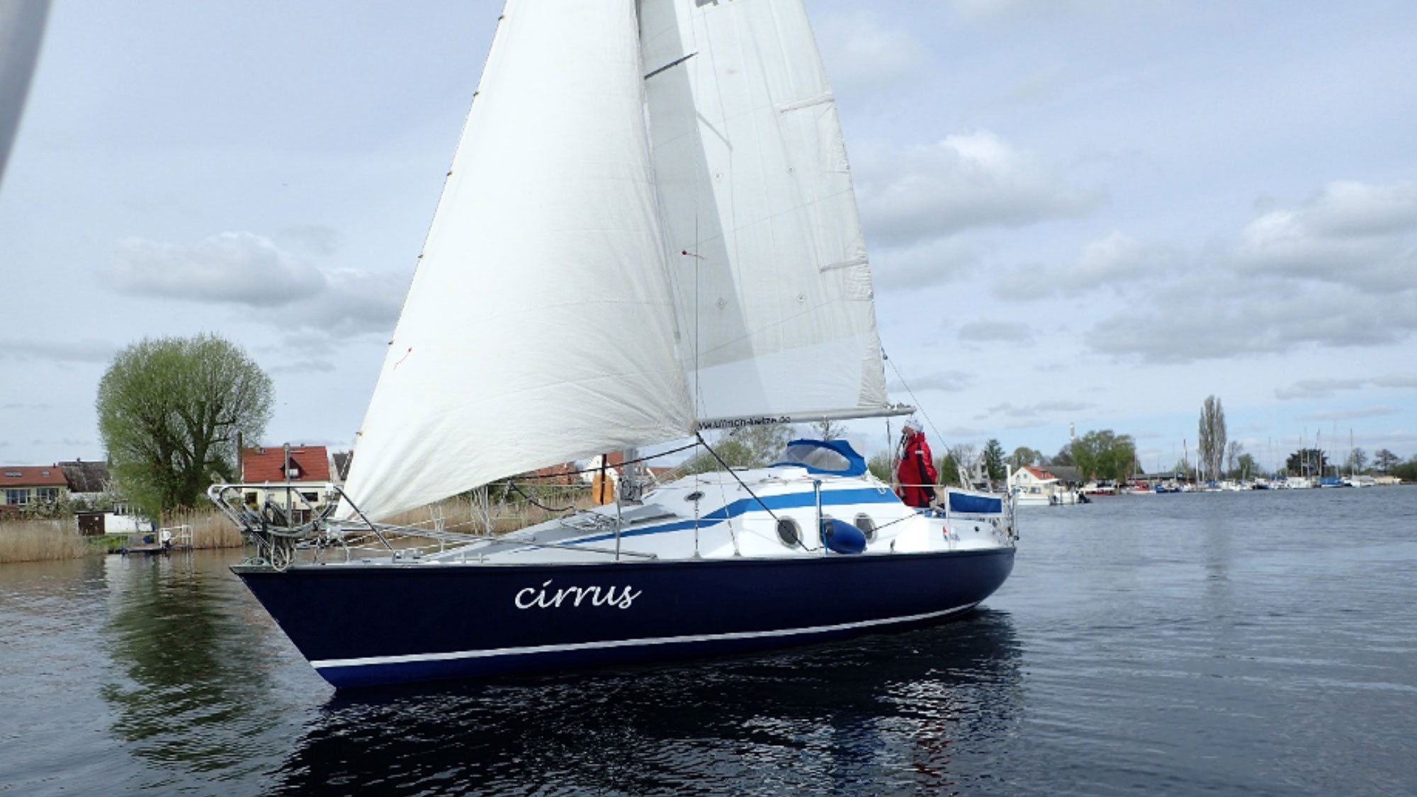 Die Cirrus ist ein Eigenbau von Dr. Werner Scharfschwerdt