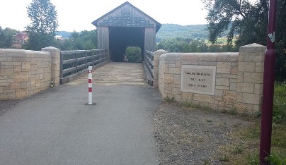 Die letzten Kilometer bis Jena, Kunitzer Hausbrücke Die letzten Kilometer bis Jena, Kunitzer Hausbrücke